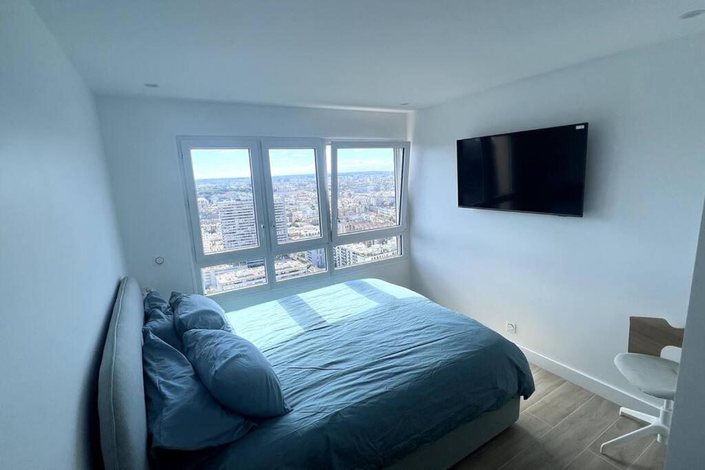 Nice Apartment With Amazing View Of Paris + Parking Экстерьер фото