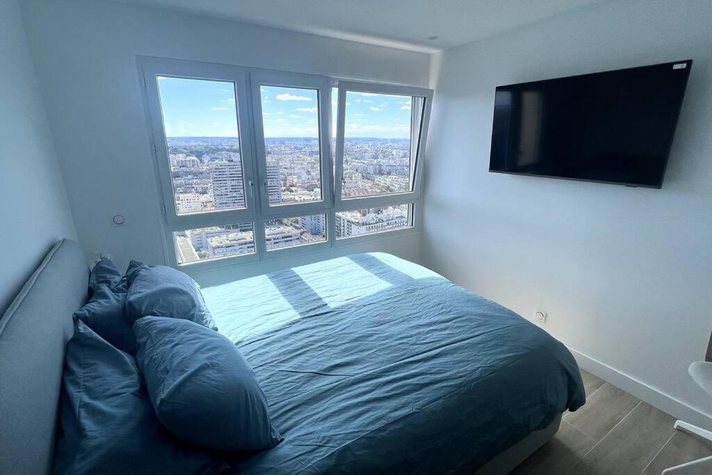 Nice Apartment With Amazing View Of Paris + Parking Экстерьер фото