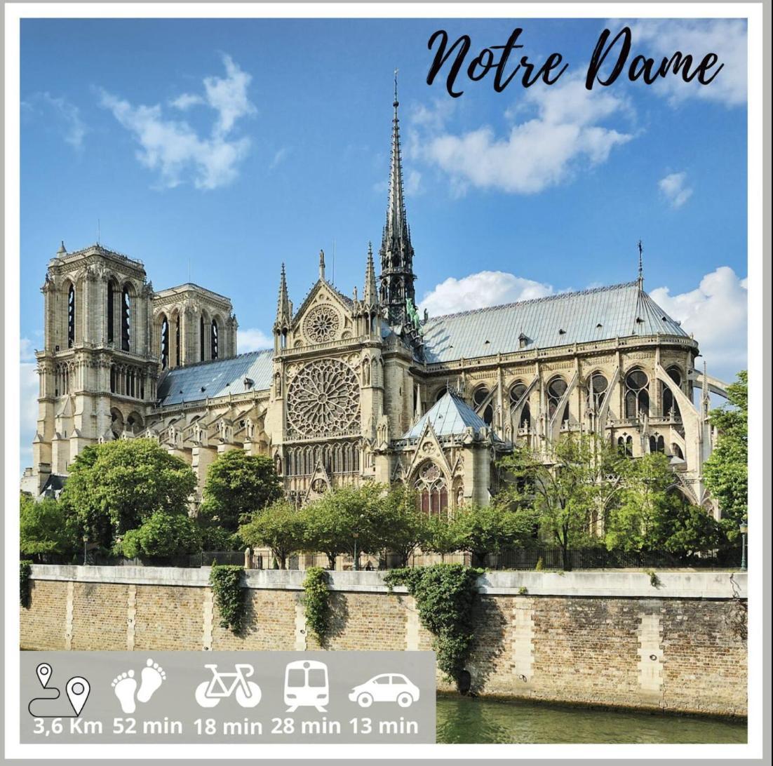 Nice Apartment With Amazing View Of Paris + Parking Экстерьер фото