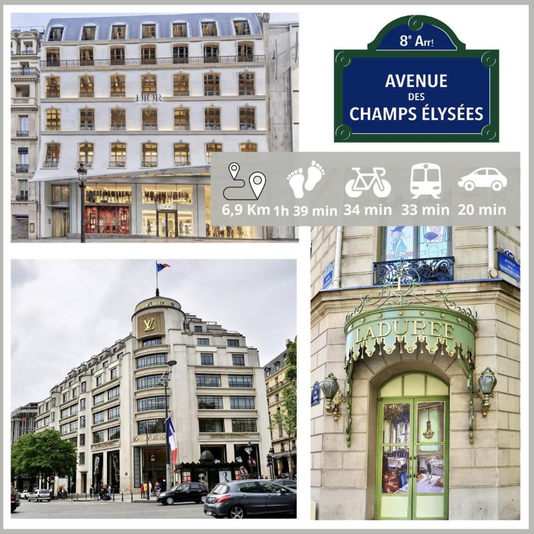 Nice Apartment With Amazing View Of Paris + Parking Экстерьер фото